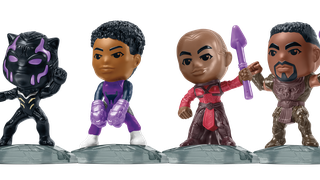 Toy figurines from “Black Panther: Wakanda Forever” 